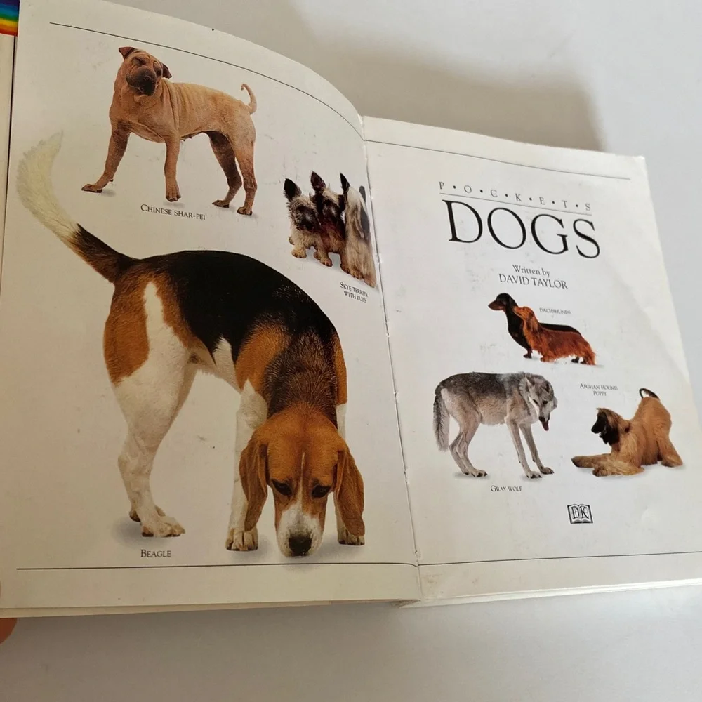 🏷️Pockets Dogs Book — White Cover